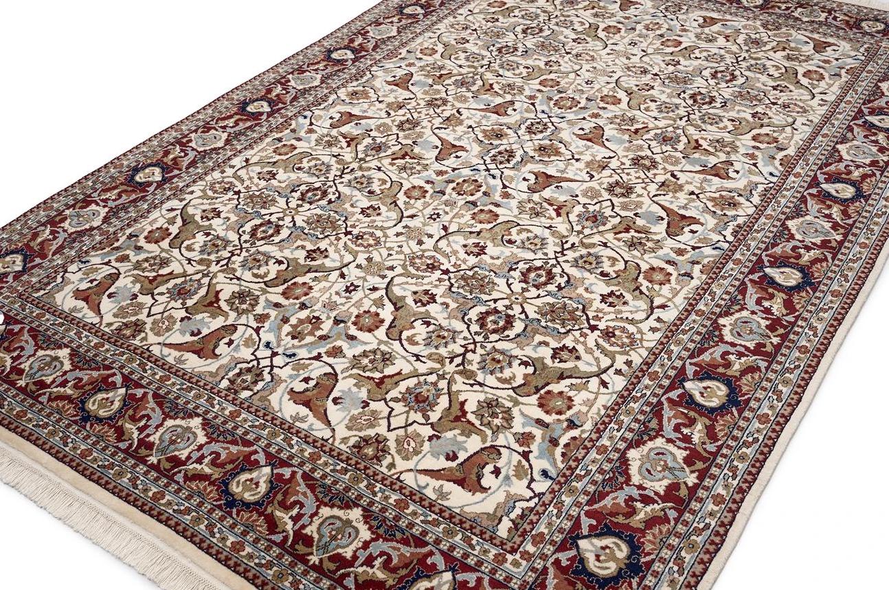 Original Turkish Hereke Rug – Hand Knotted Silk/Wool – Luxurious Traditional Carpet – 246x301 cm
