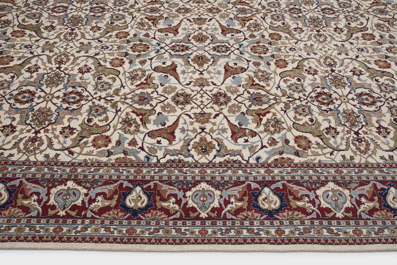 Original Turkish Hereke Rug – Hand Knotted Silk/Wool – Luxurious Traditional Carpet – 246x301 cm