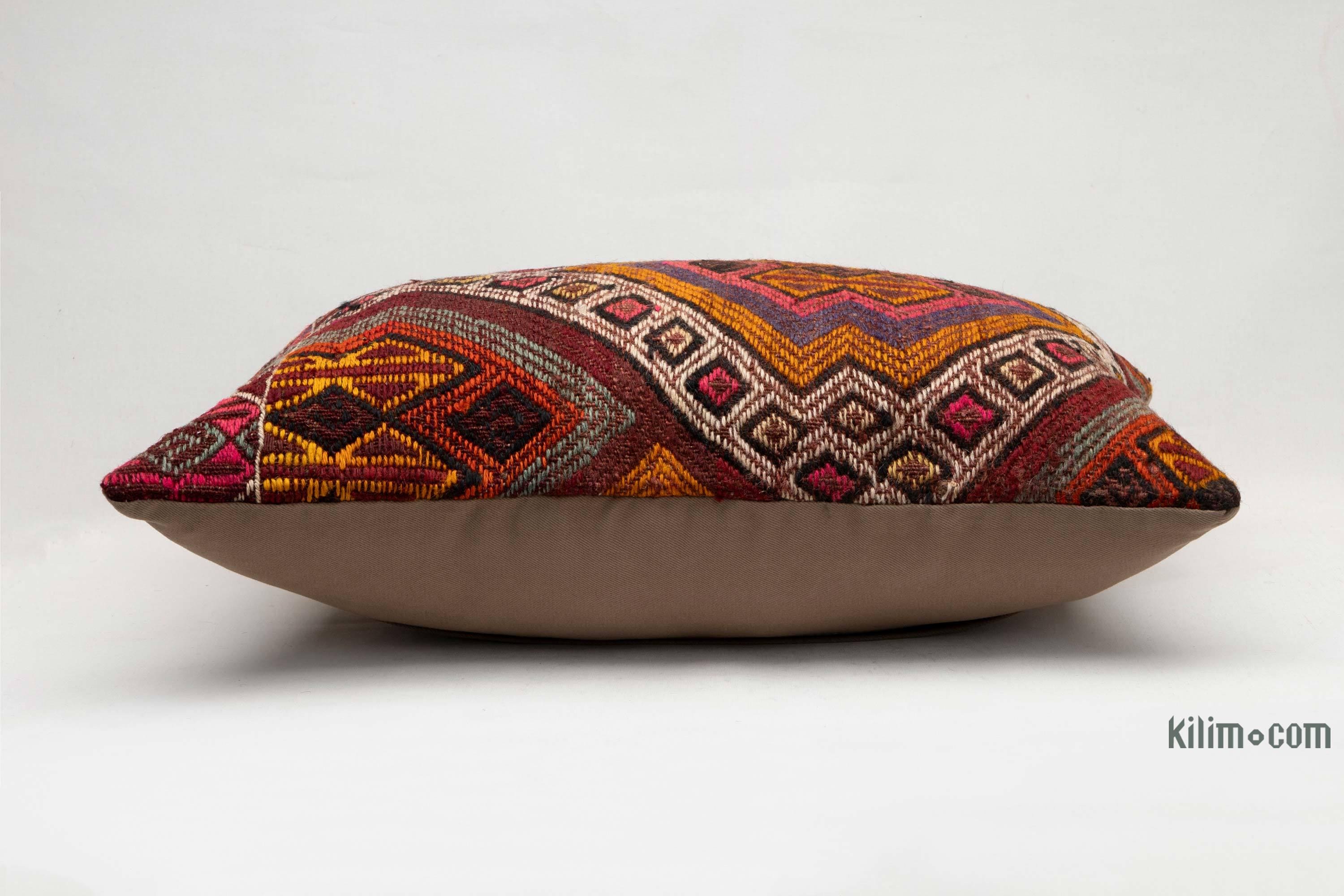 Handmade Turkish Kilim Pillow Cover