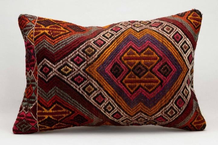 Handmade Turkish Kilim Pillow Cover