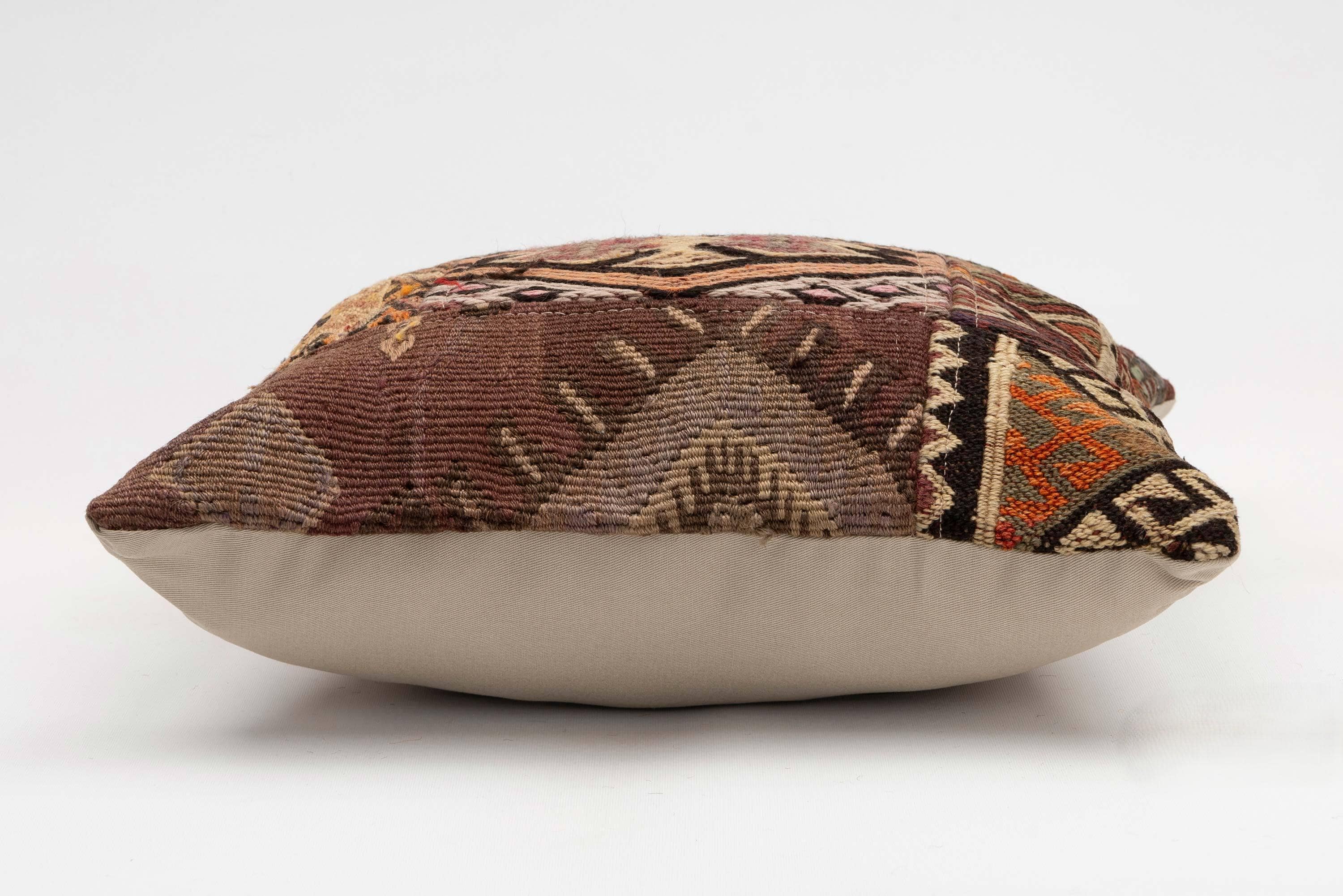 Handmade Turkish Kilim Pillow Cover