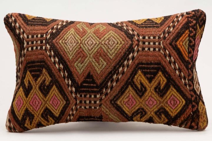 Handmade Turkish Kilim Pillow Cover