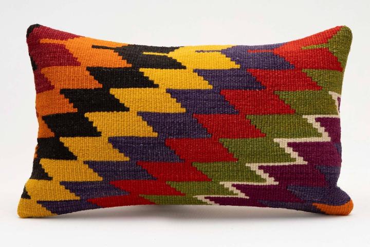 Handmade Turkish Kilim Pillow Cover