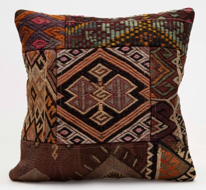 Handmade Turkish Kilim Pillow Cover