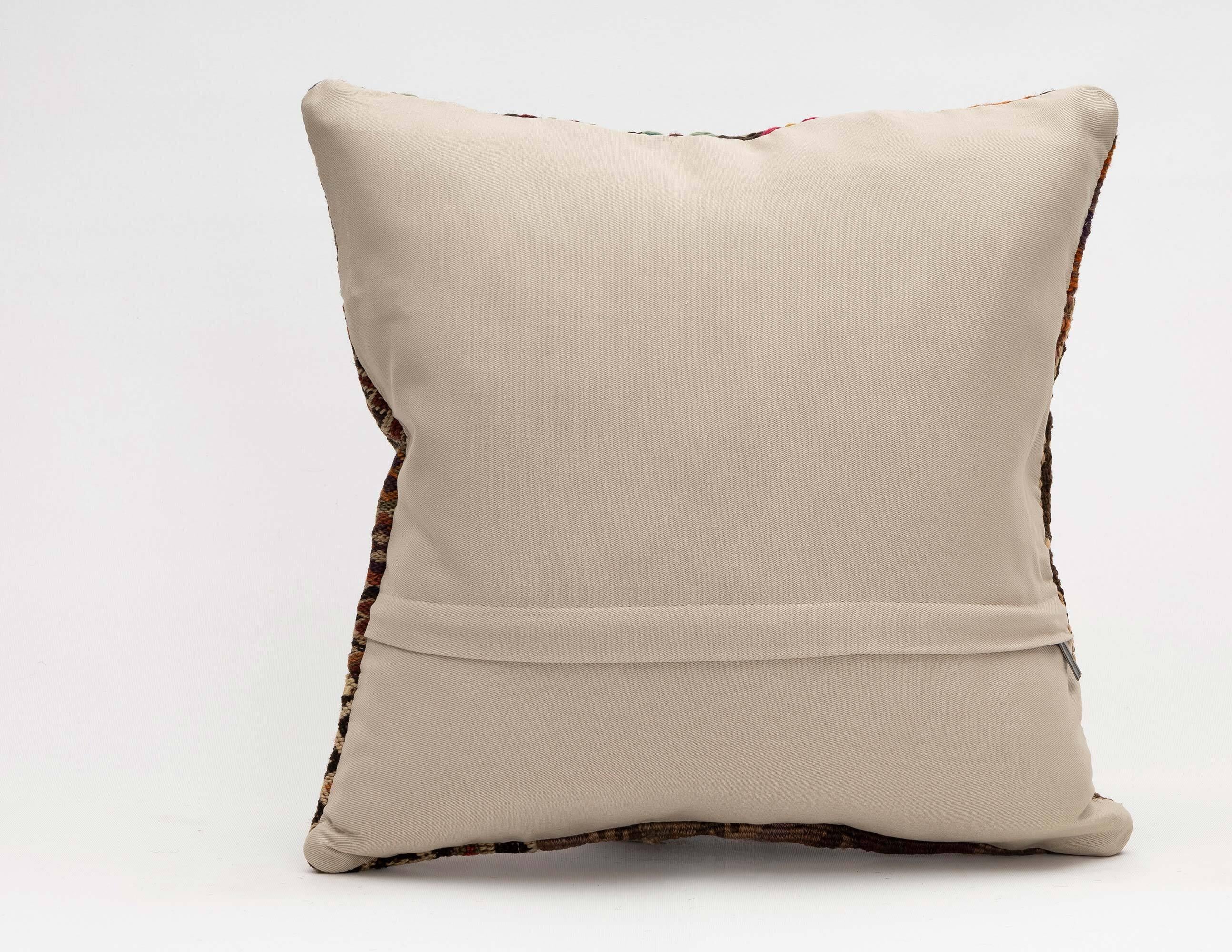 Handmade Turkish Kilim Pillow Cover