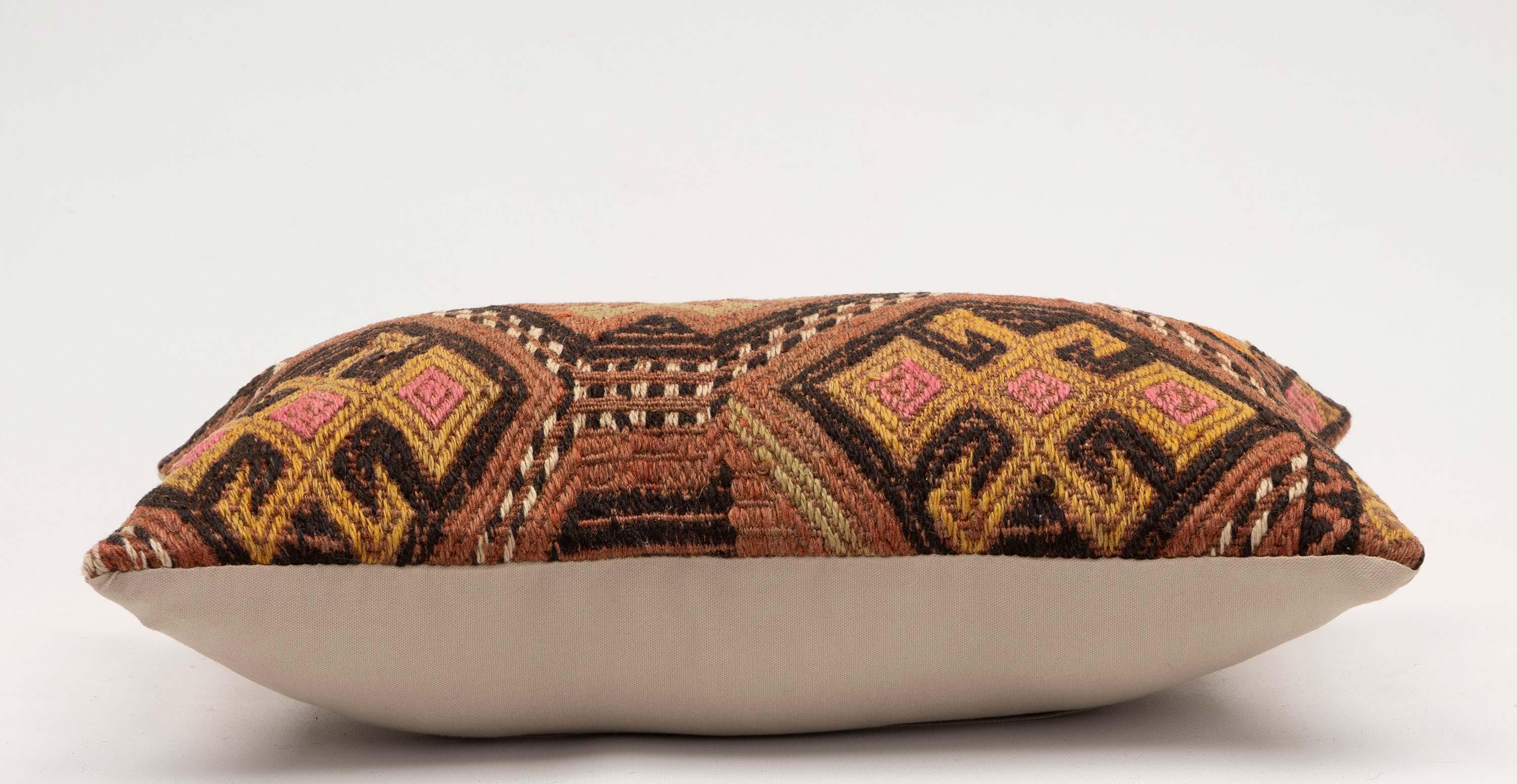 Handmade Turkish Kilim Pillow Cover