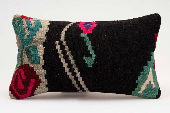 Handmade Turkish Kilim Pillow Cover