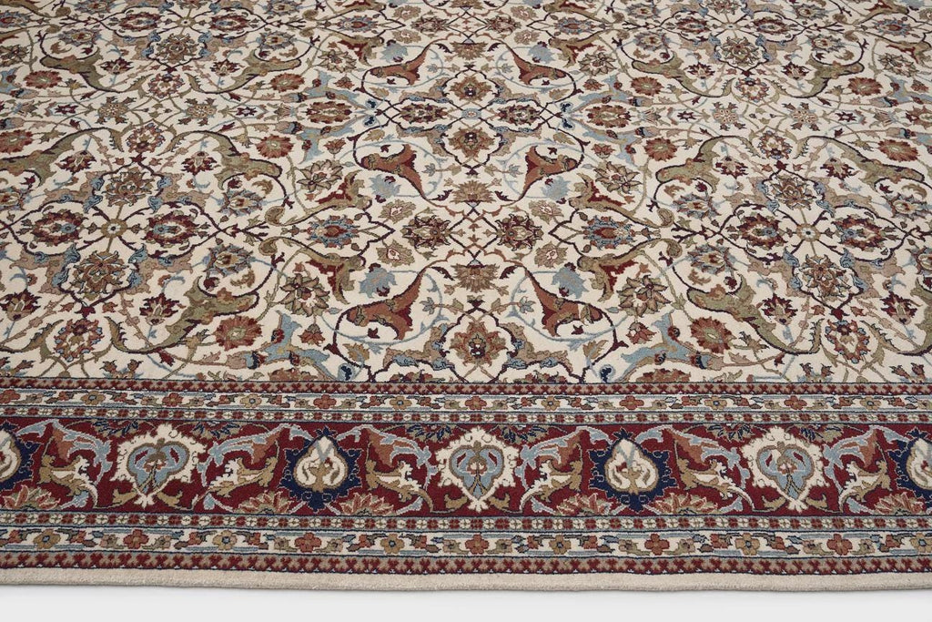 Original Turkish Hereke Rug – Hand Knotted Silk/Wool – Luxurious Traditional Carpet – 246x301 cm